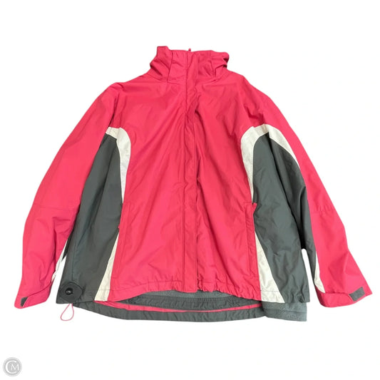 Jacket Other By Columbia In Grey & Pink, Size: 2x