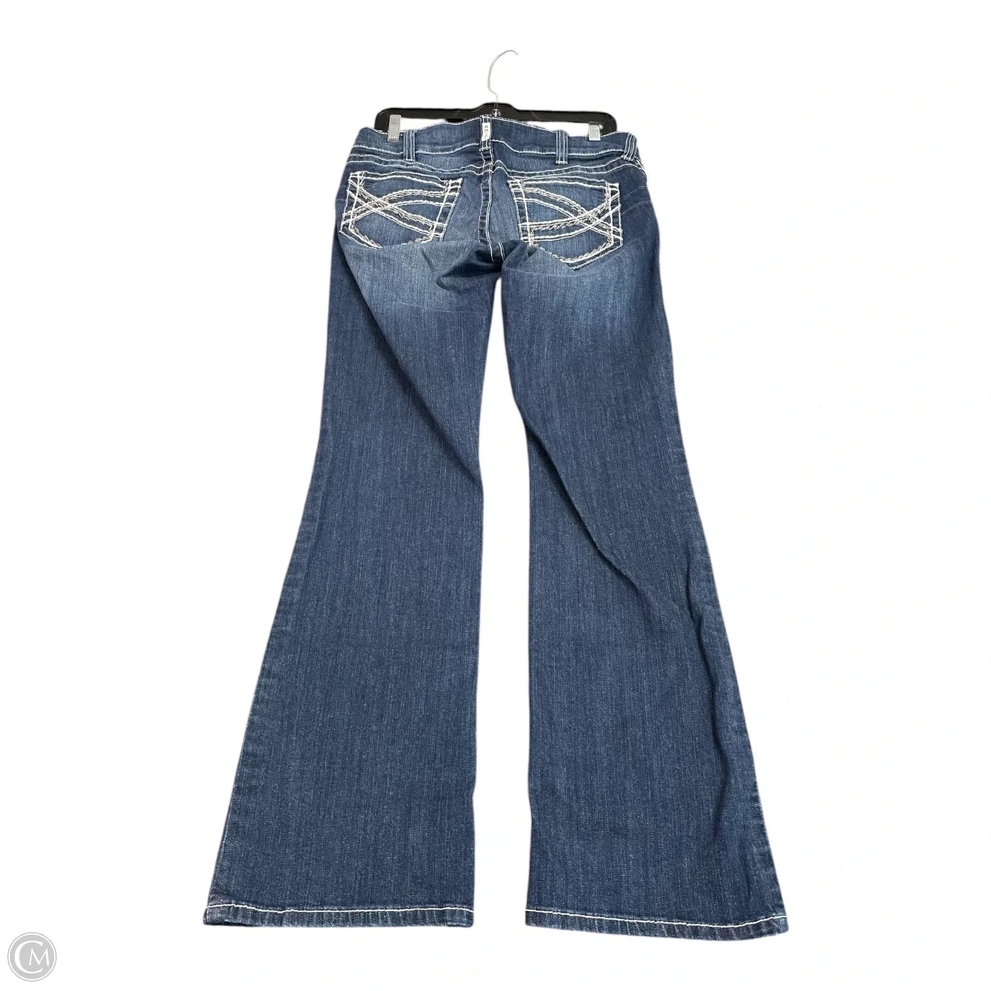 Jeans Boot Cut By Ariat In Blue Denim, Size: 12