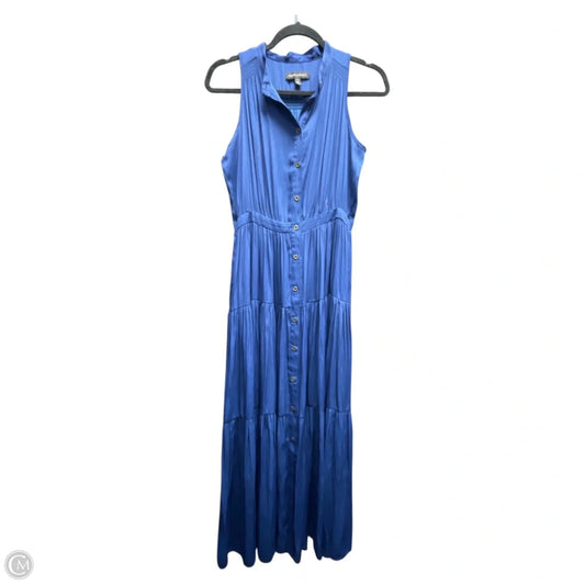 Dress Casual Maxi By Banana Republic In Navy, Size: 2p