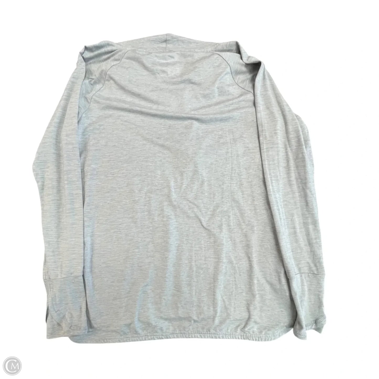 Sweatshirt Collar By Jones New York In Grey, Size: M
