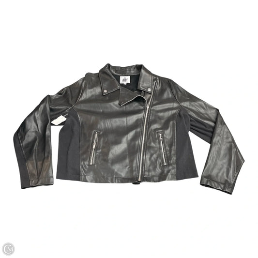 Jacket Moto By Juicy Couture In Black, Size: 1x