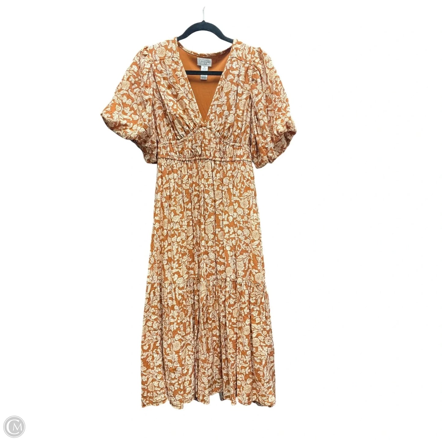 Dress Casual Midi By Jessica Simpson In Floral Print, Size: M