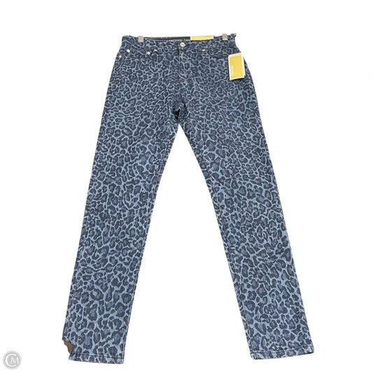 Jeans Skinny By Michael By Michael Kors In Animal Print, Size: 6