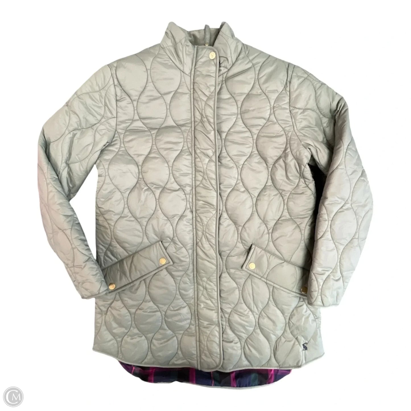 Jacket Puffer & Quilted By Joules In Green, Size: 8
