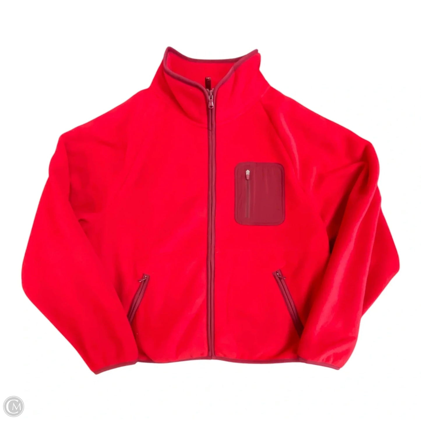 Jacket Fleece By Lou And Grey In Red, Size: L