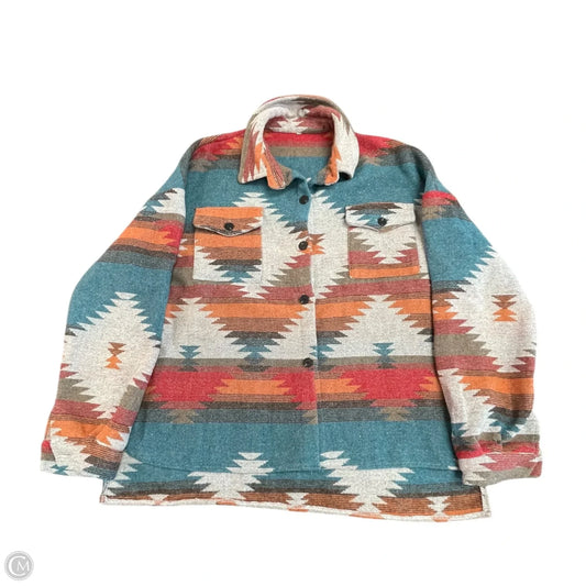 Jacket Shirt By AZTEC In Multi-colored, Size: Xl