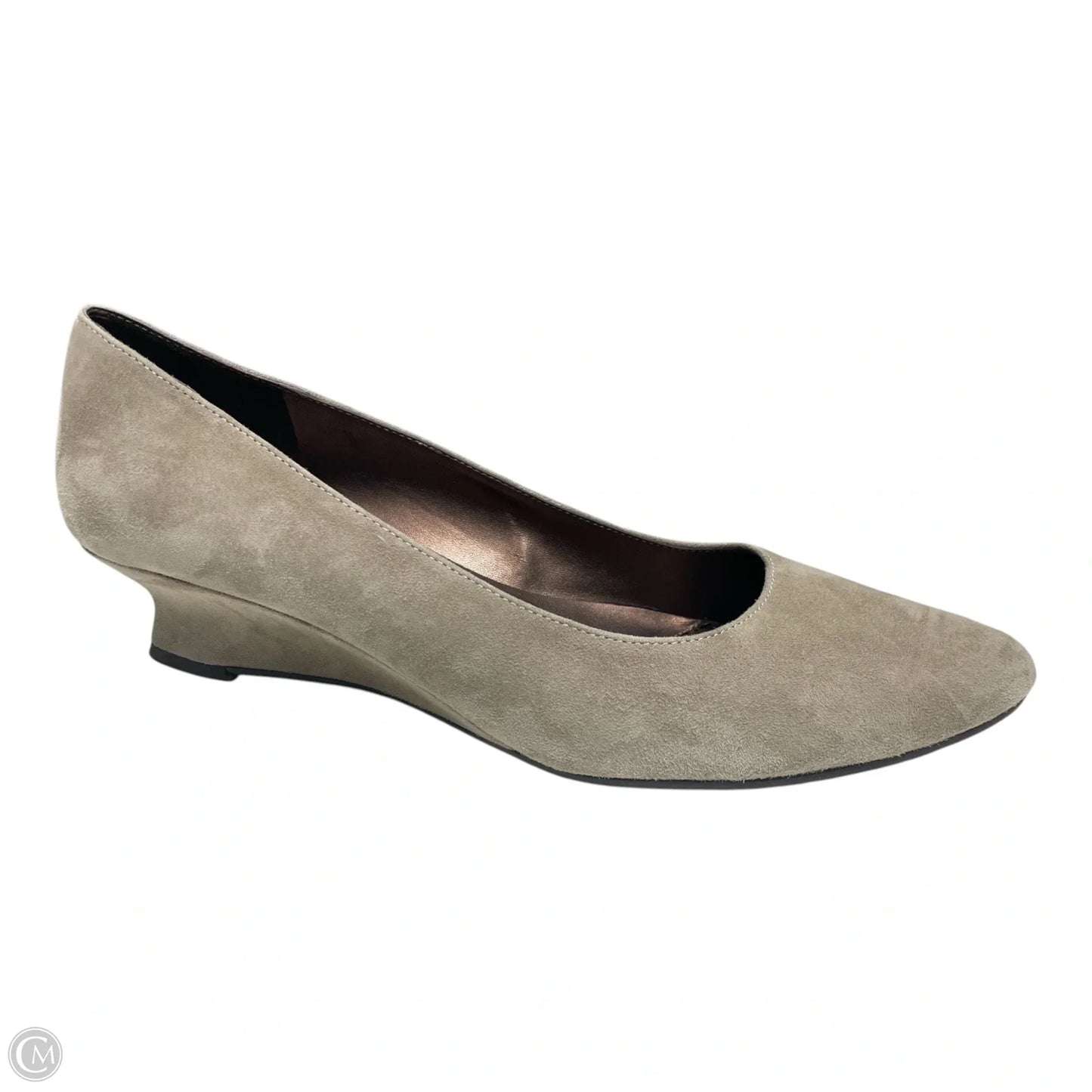 Shoes Heels Wedge By Vaneli In Beige, Size: 10