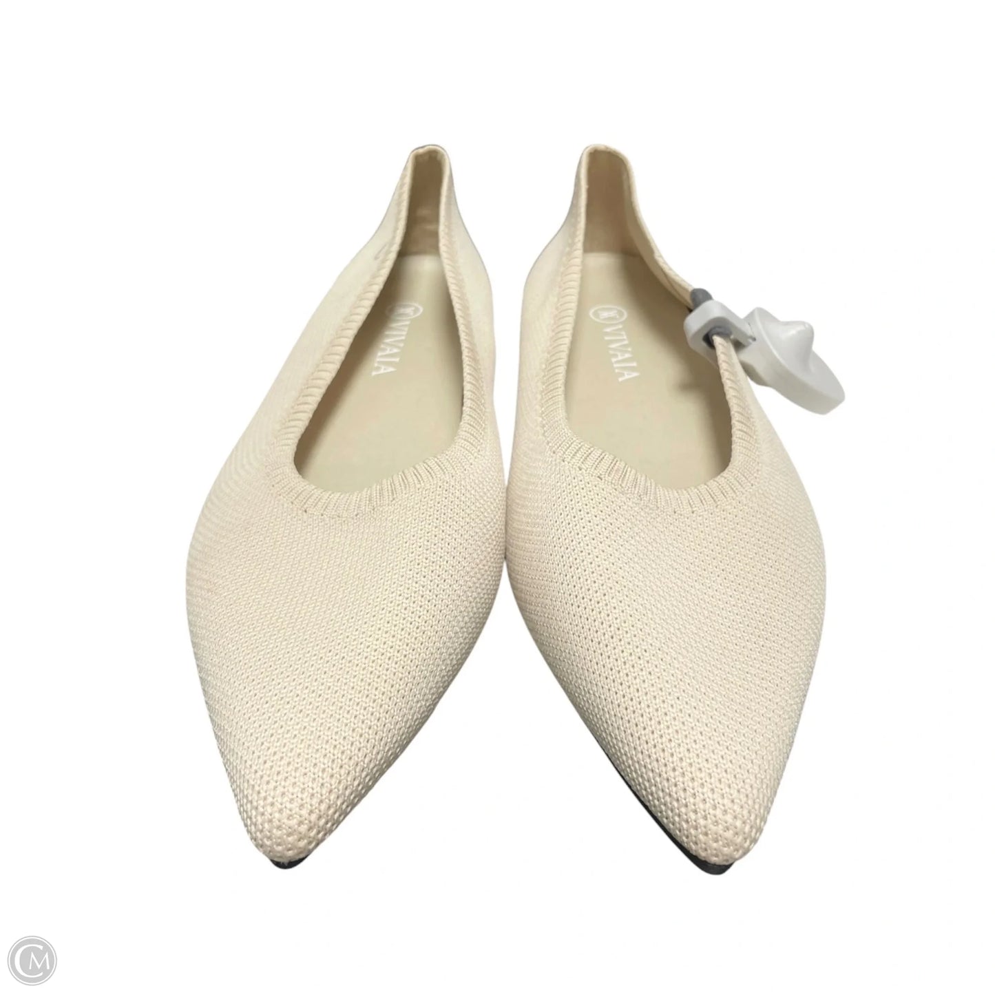 Shoes Flats By Vivaia In Cream, Size: 12.5