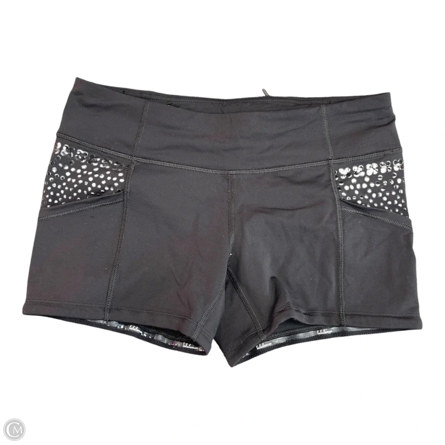 Athletic Shorts By Lululemon In Black, Size: 8