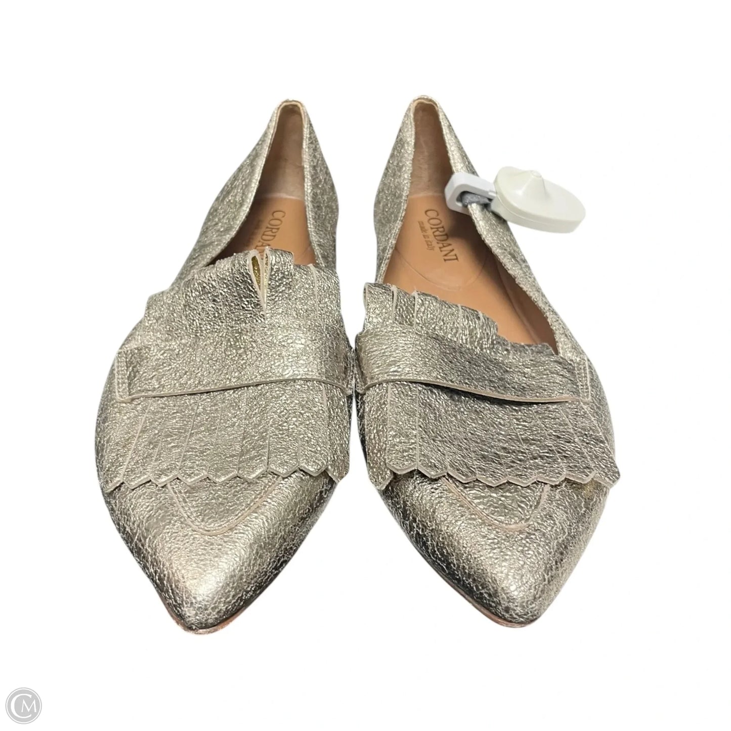 Shoes Flats By CORDANI In Gold, Size: 8.5
