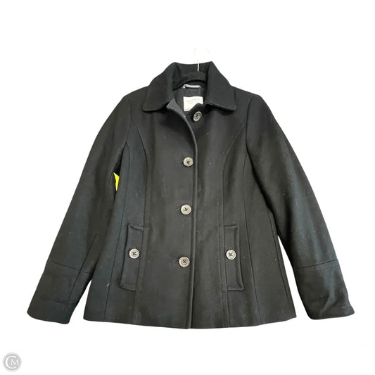 Coat Wool By Nautica In Black, Size: S