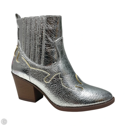 Boots Western By So In Silver, Size: 7