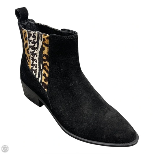 Boots Ankle Heels By Crown Vintage In Black, Size: 9.5