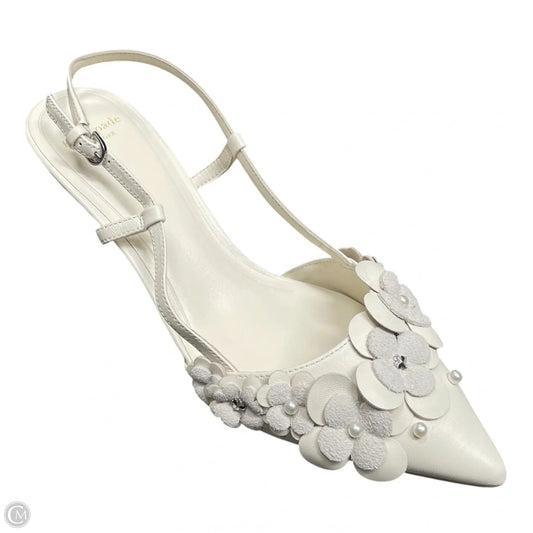 Shoes Designer By Kate Spade In Ivory, Size: 9.5