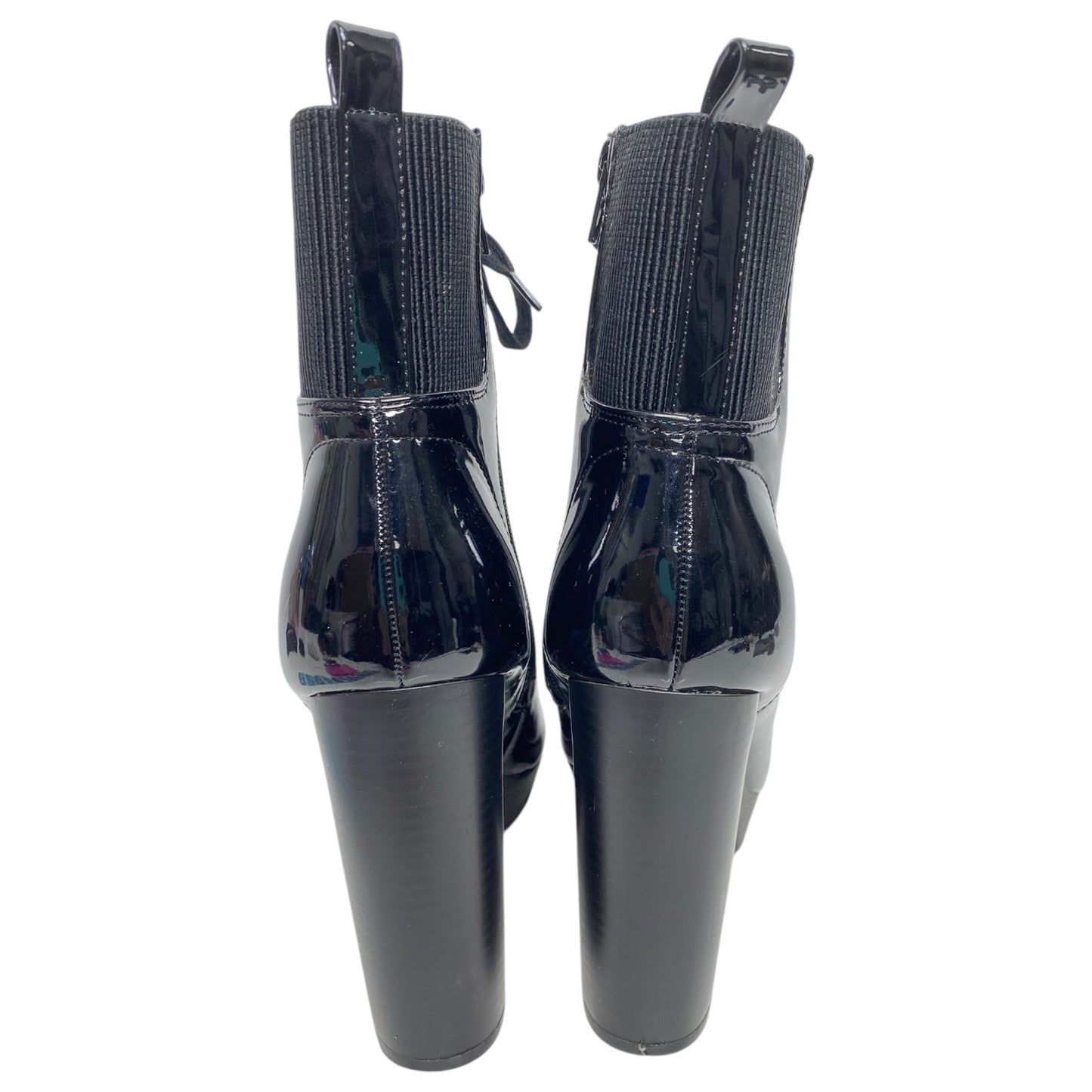 Boots Ankle Heels By Fashion Nova In Black, Size: 6.5