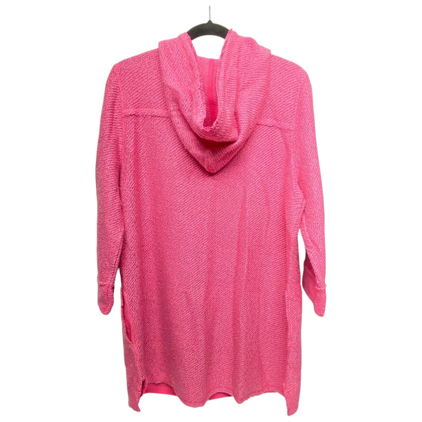 Sweatshirt Hoodie By Soft Surroundings In Pink, Size: L