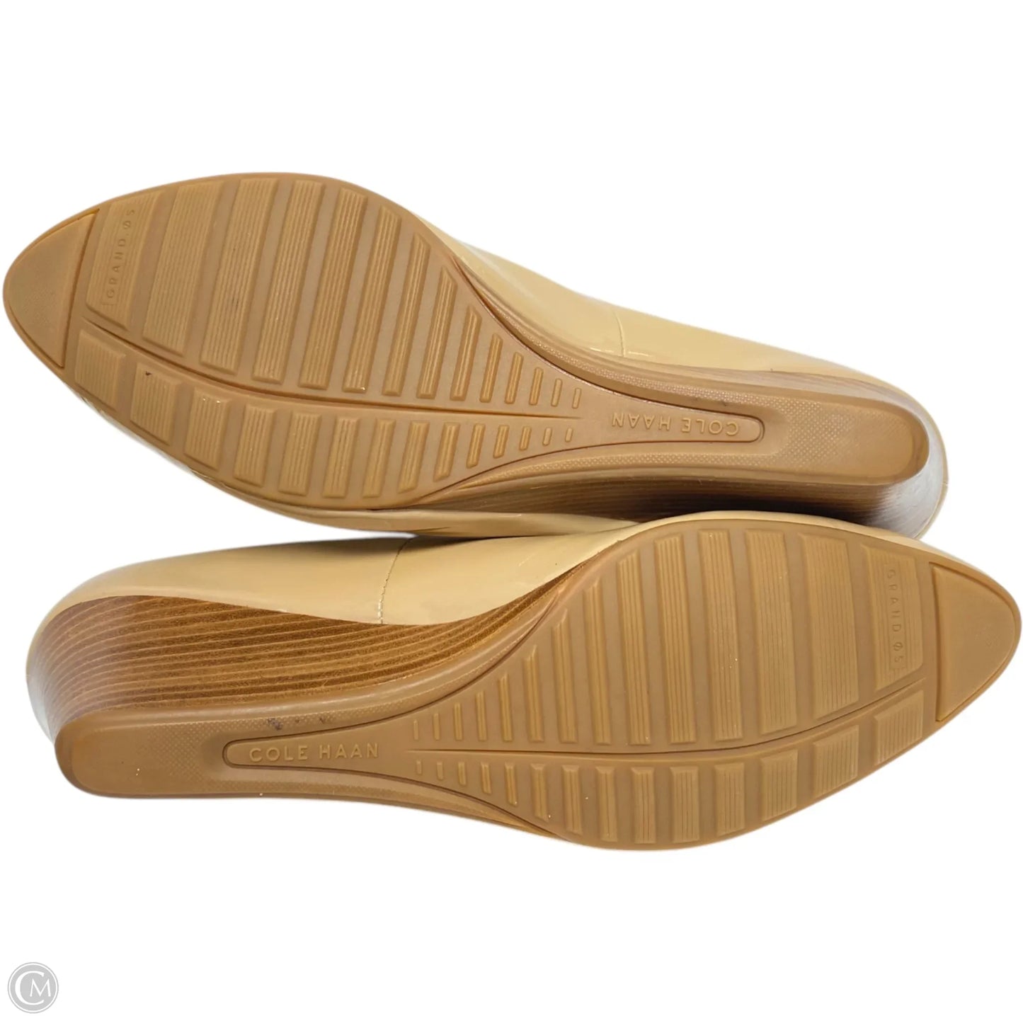 Shoes Heels Wedge By Cole-haan In Tan, Size: 11