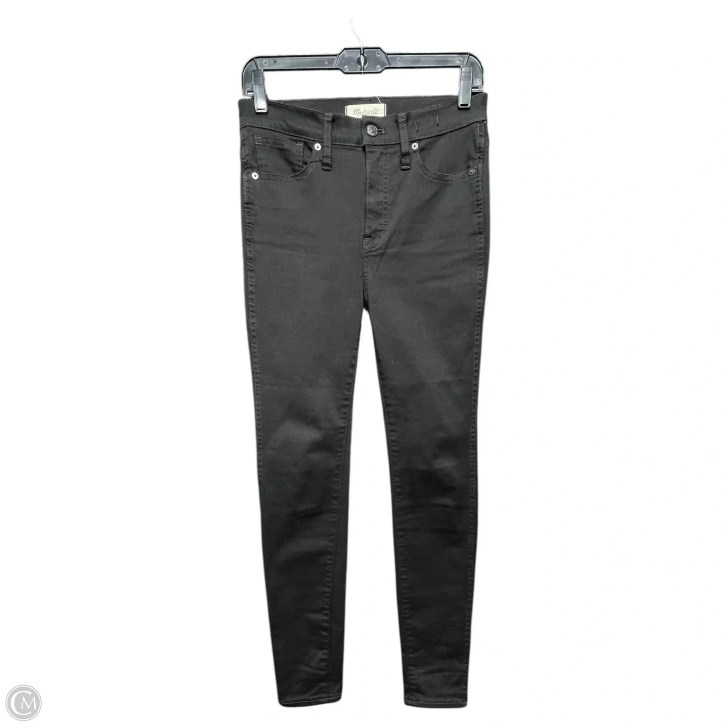 Jeans Skinny By Madewell In Black, Size: 2