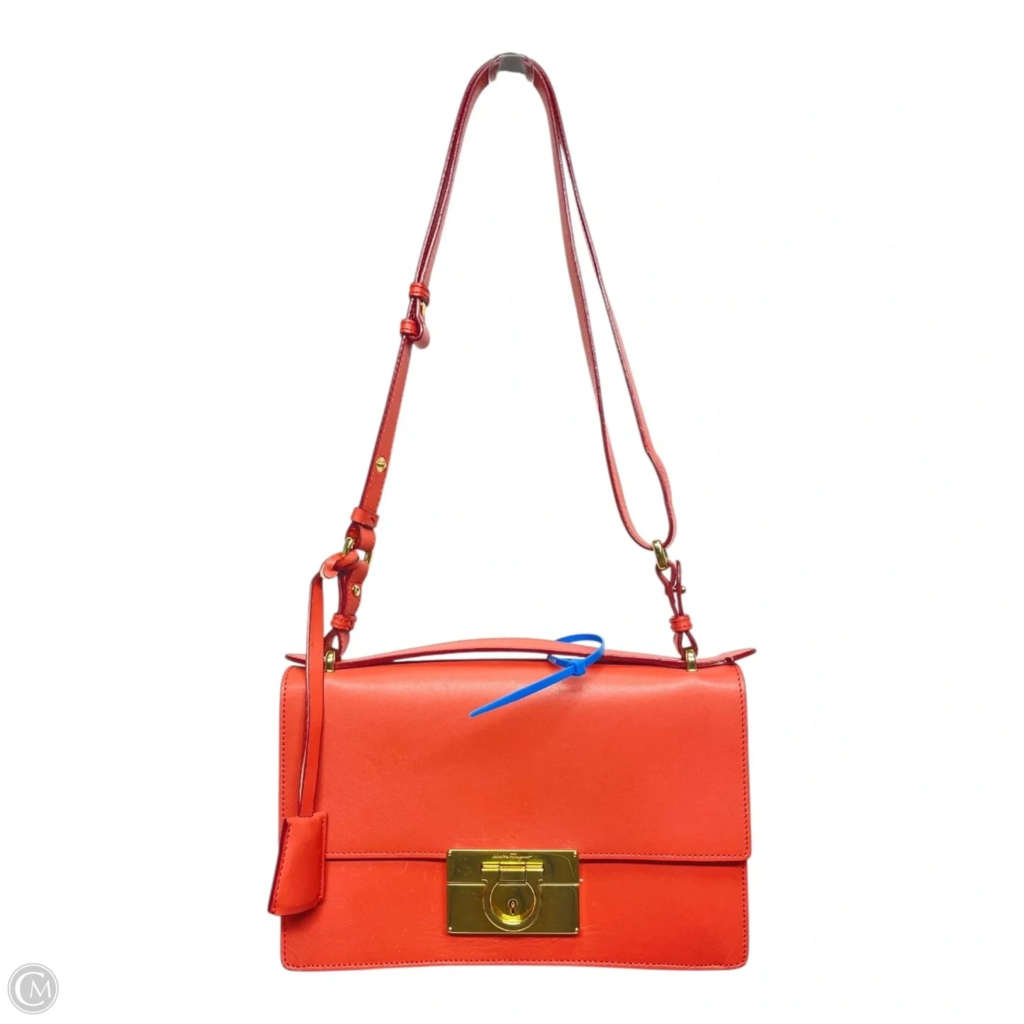 Crossbody Designer By Ferragamo, Size: Medium