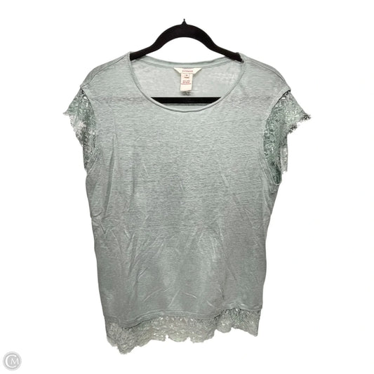 Top Short Sleeve By Sundance In Green, Size: M