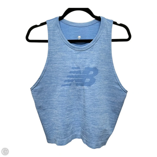 Athletic Tank Top By New Balance In Blue, Size: Sp