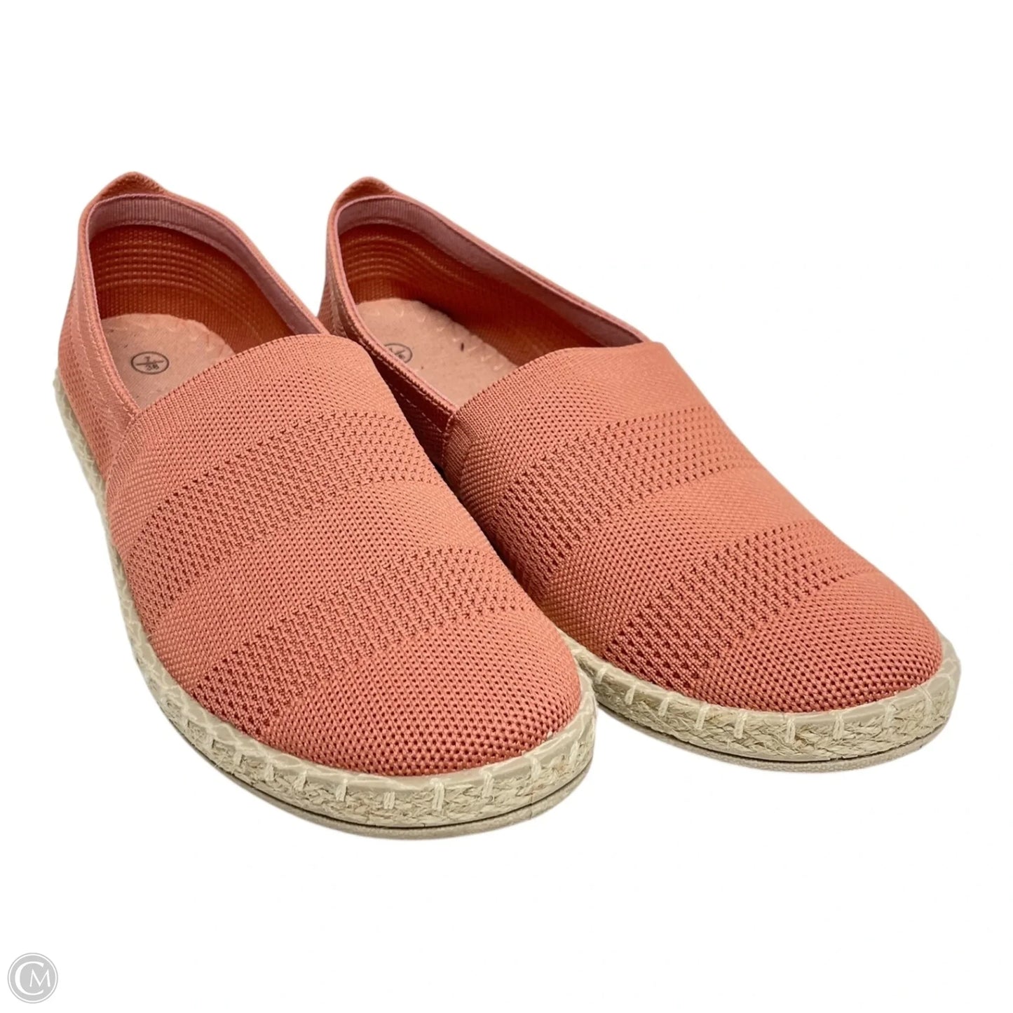 Shoes Flats By Clothes Mentor In Coral, Size: 7