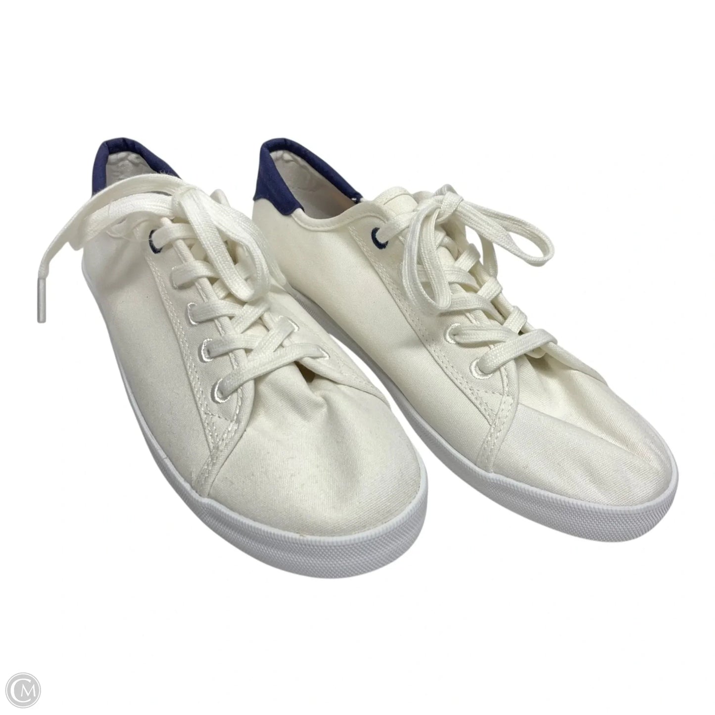Shoes Sneakers By Nautica In Blue & White, Size: 9.5