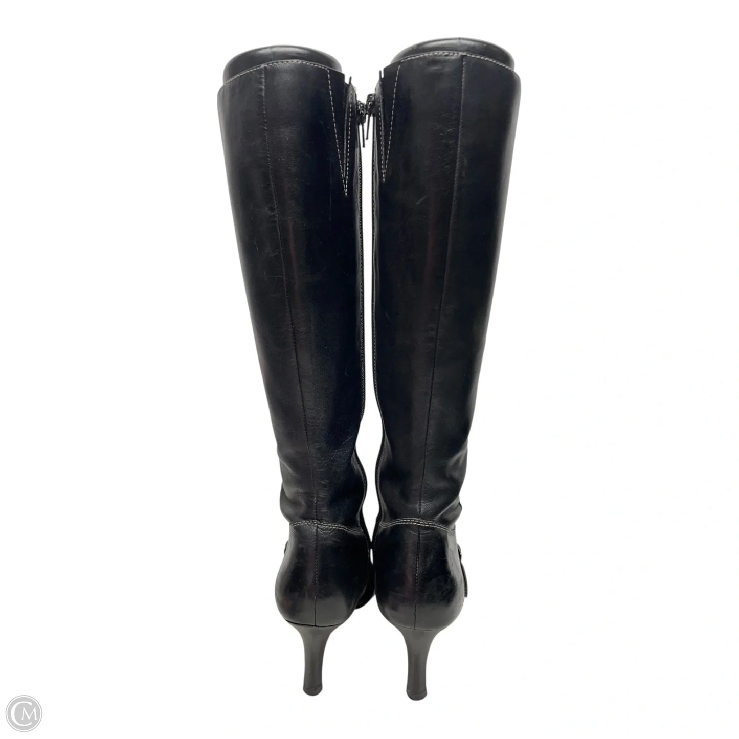 Boots Mid-calf Heels By Anne Klein In Black, Size: 7