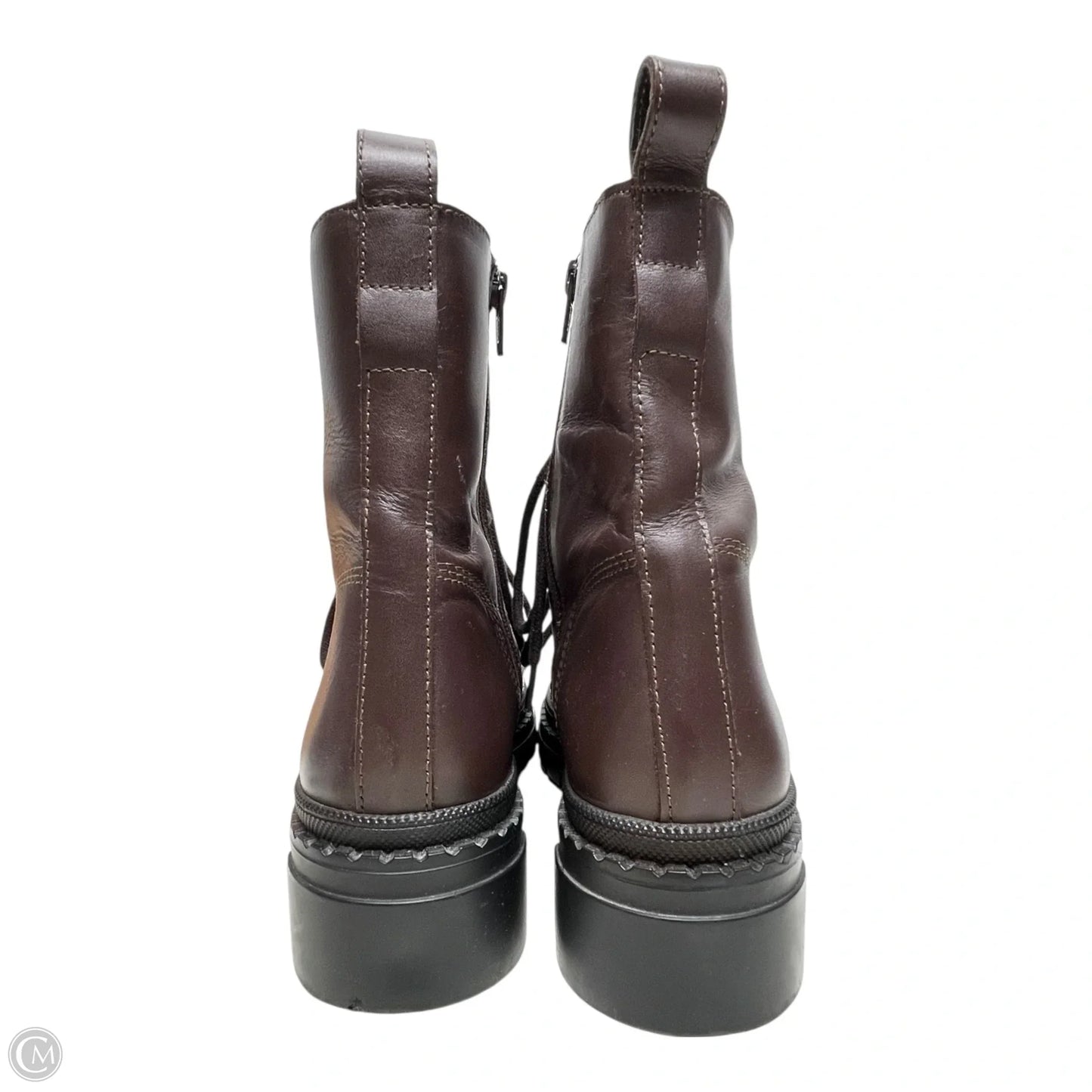 Boots Ankle Heels By Steve Madden In Brown, Size: 8.5