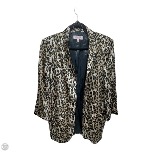 Blazer By Philosophy In Animal Print, Size: 14