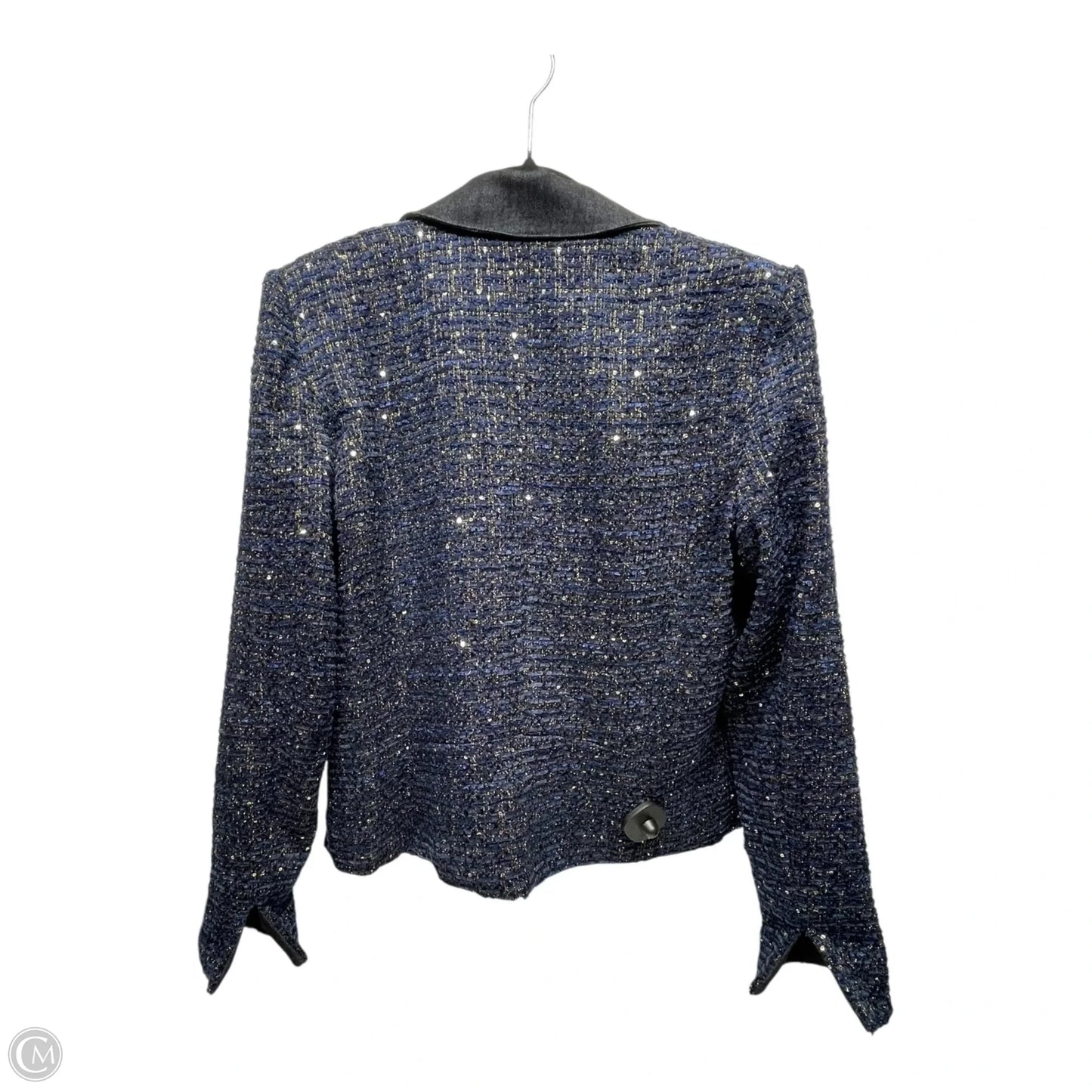 Blazer By White House Black Market In Blue & Gold, Size: 14