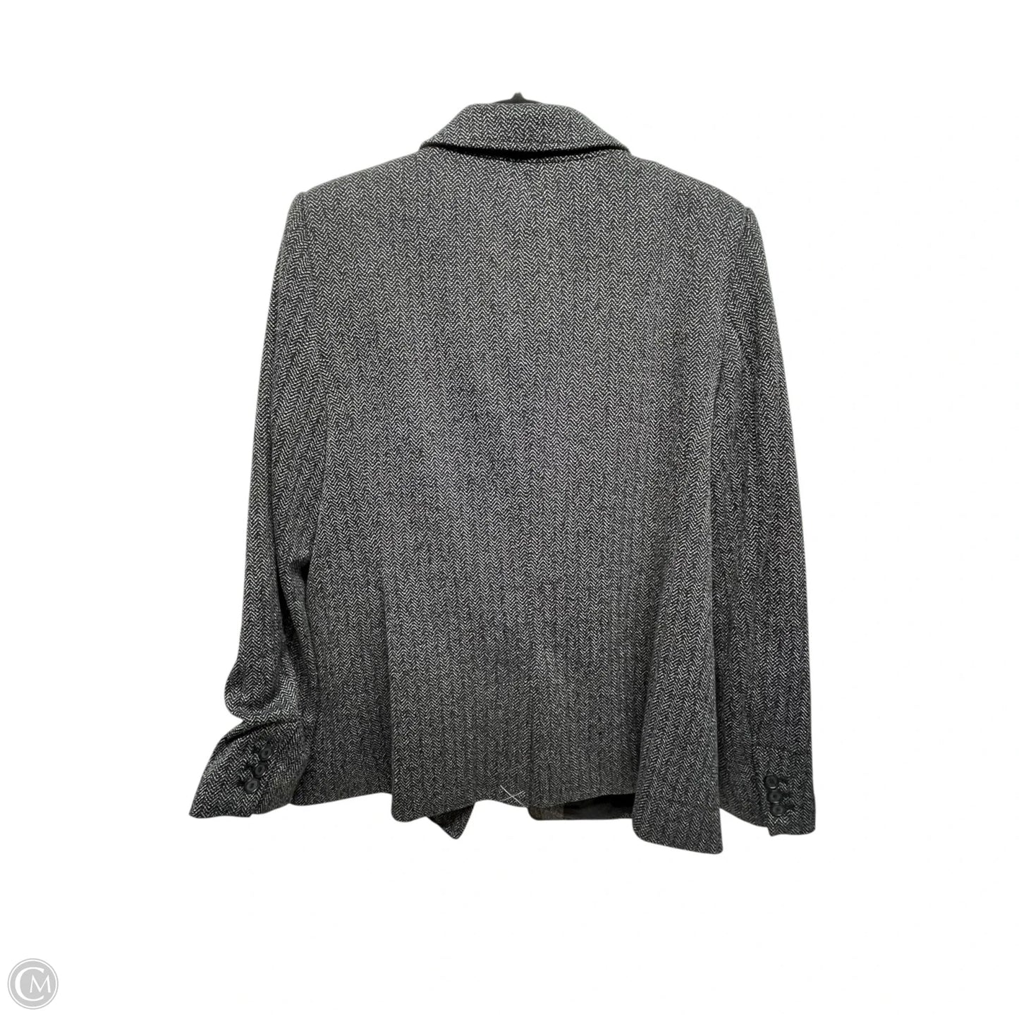 Blazer By Loft In Black & White, Size: 12