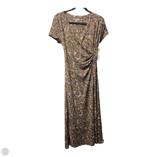 Dress Casual Maxi By Soft Surroundings In Brown & Purple, Size: Sp