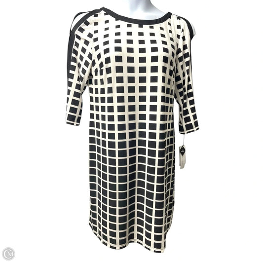 Dress Casual Short By Sandra Darren In Black & White, Size: 14p