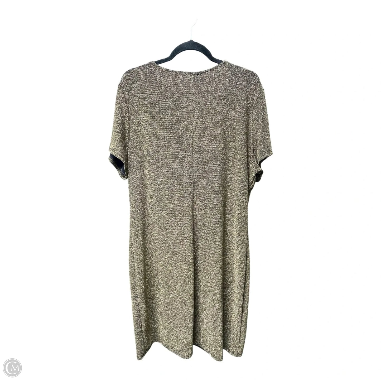 Dress Party Short By Bebe In Gold, Size: 1x