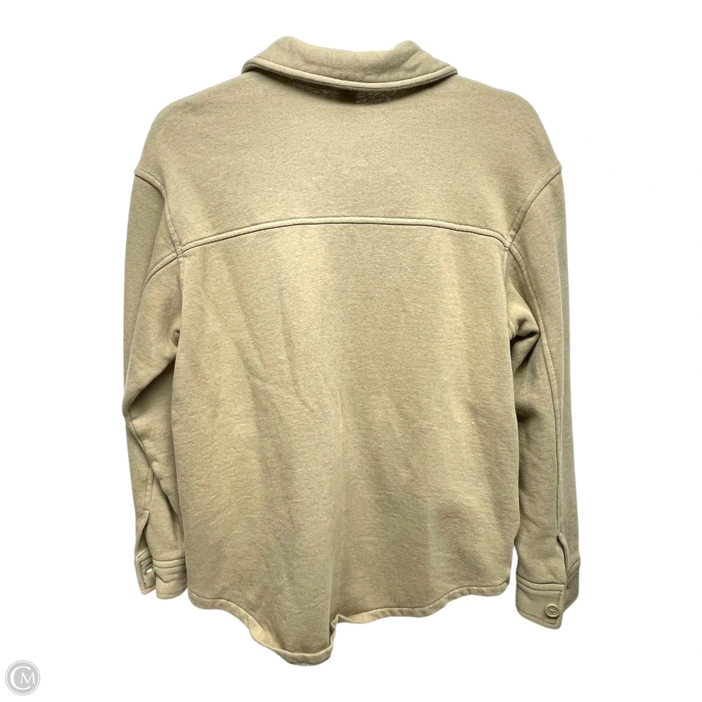 Jacket Shirt By Old Navy In Tan, Size: Xs