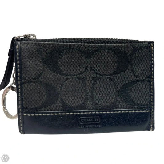 Coin Purse Designer By Coach, Size: Small