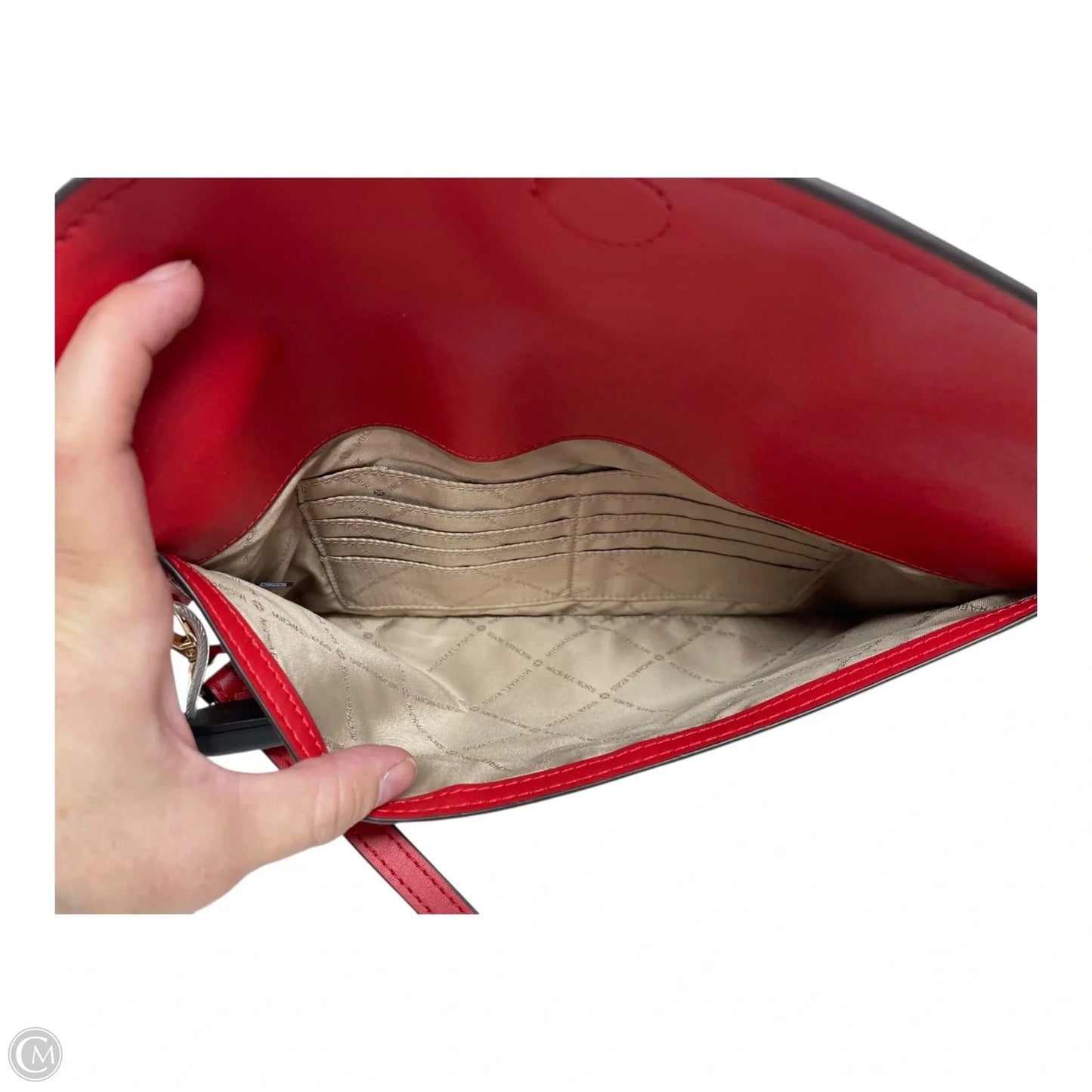 Clutch Designer By Michael Kors, Size: Large