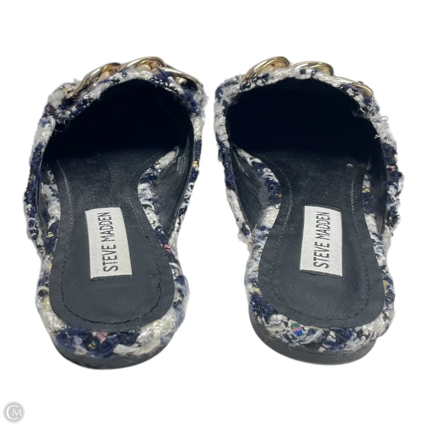 Shoes Flats By Steve Madden In Blue & White, Size: 7