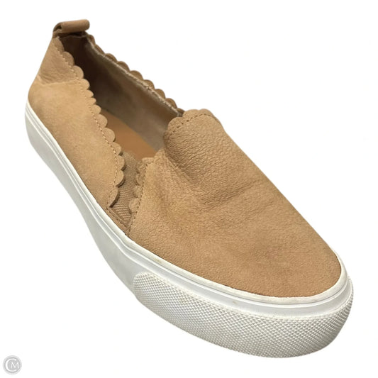 Shoes Sneakers By Crown Vintage In Tan & White, Size: 7.5