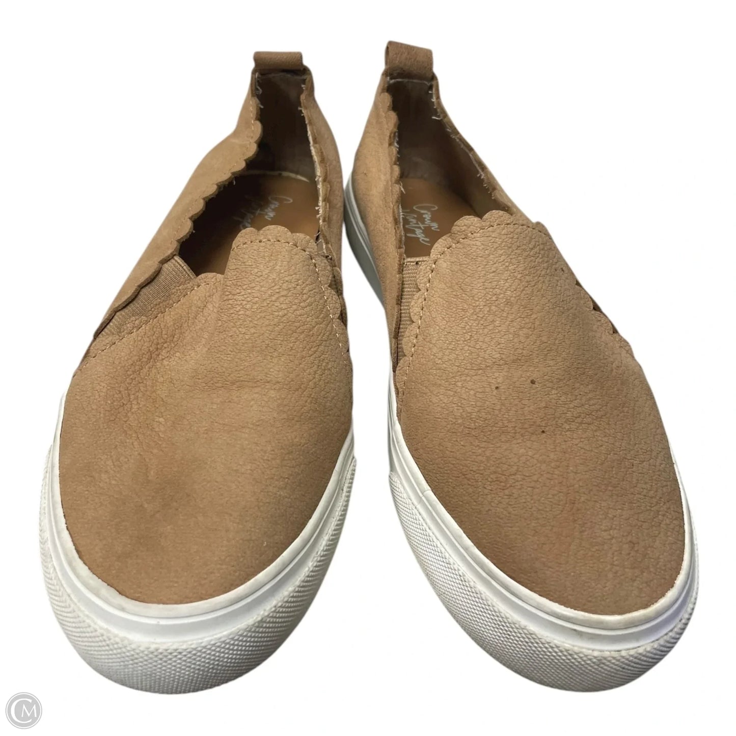 Shoes Sneakers By Crown Vintage In Tan & White, Size: 7.5