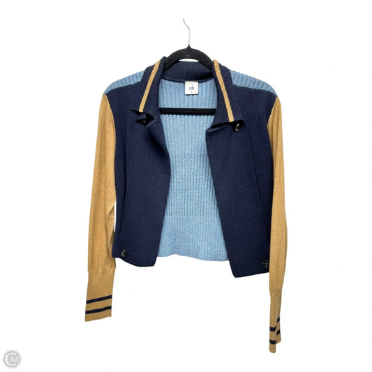 Cardigan By Cabi In Blue & Brown, Size: M