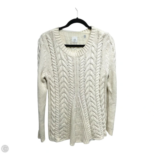 Sweater By Cabi In Cream, Size: M