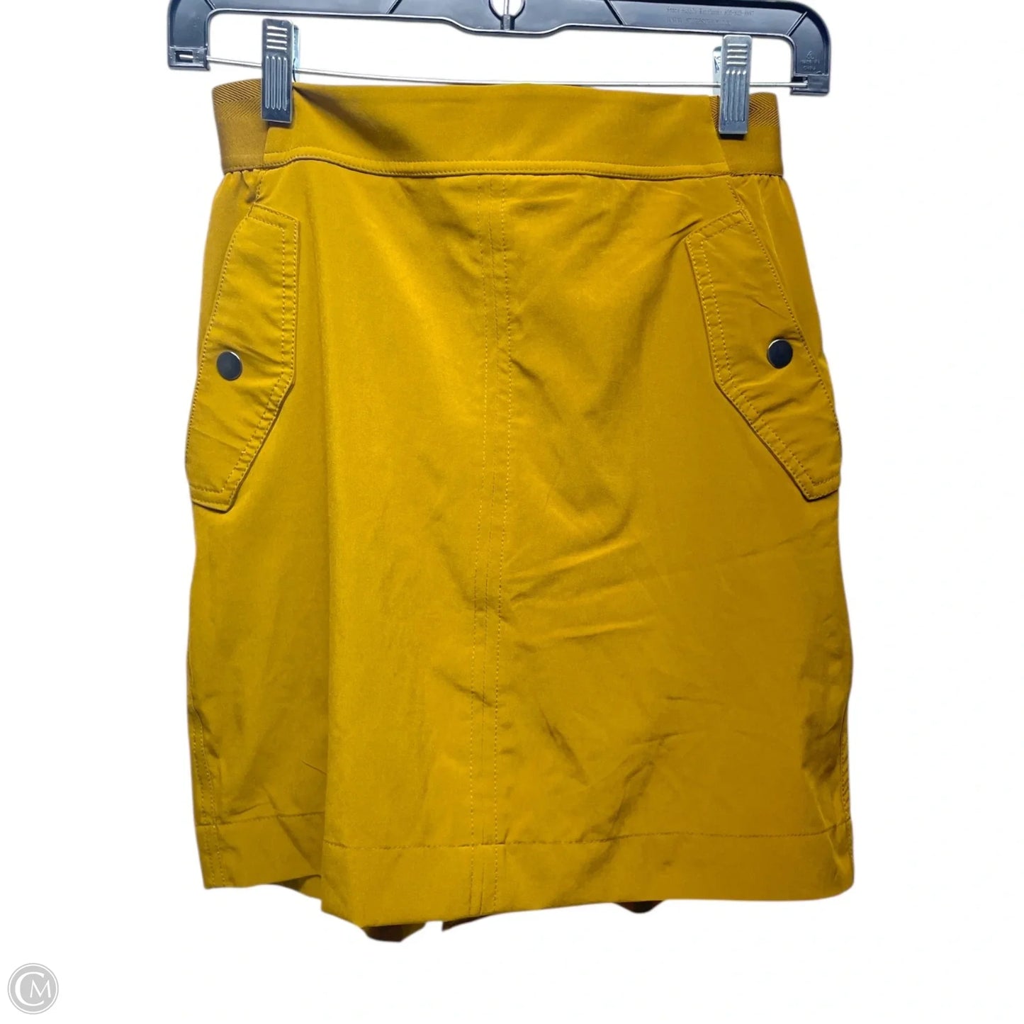 Athletic Skort By Athleta In Yellow, Size: 0