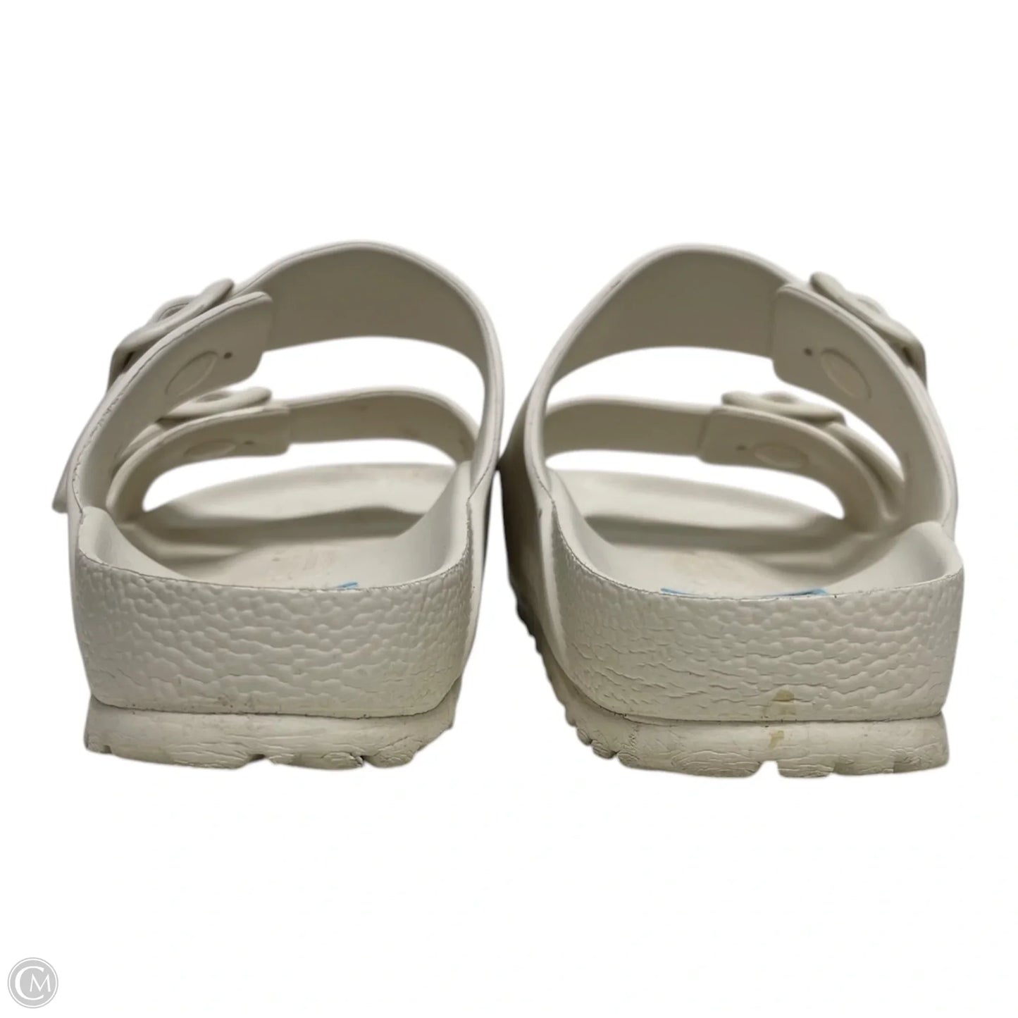 Sandals Flats By Birkenstock In White, Size: 7.5
