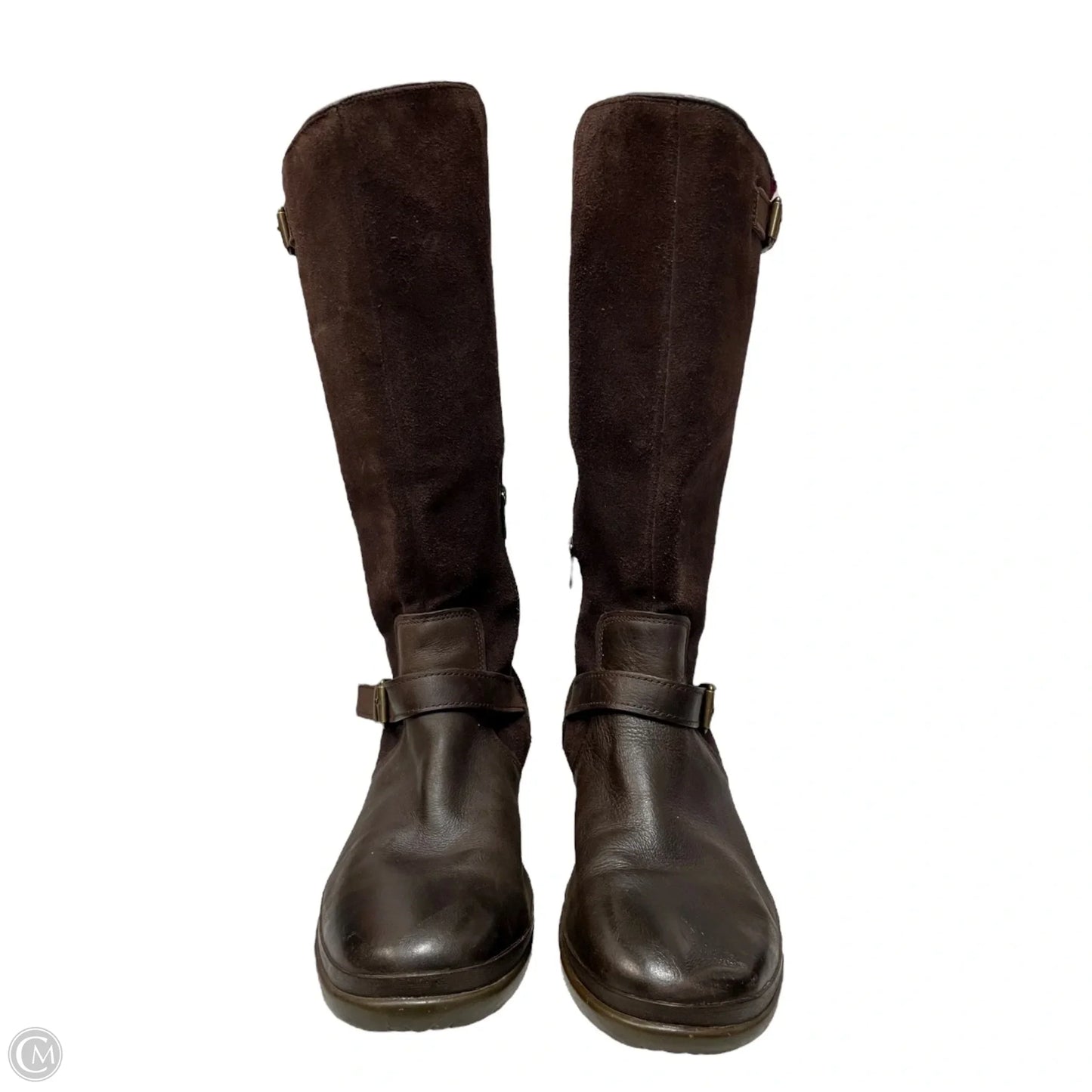Boots Designer By Ugg In Brown, Size: 10