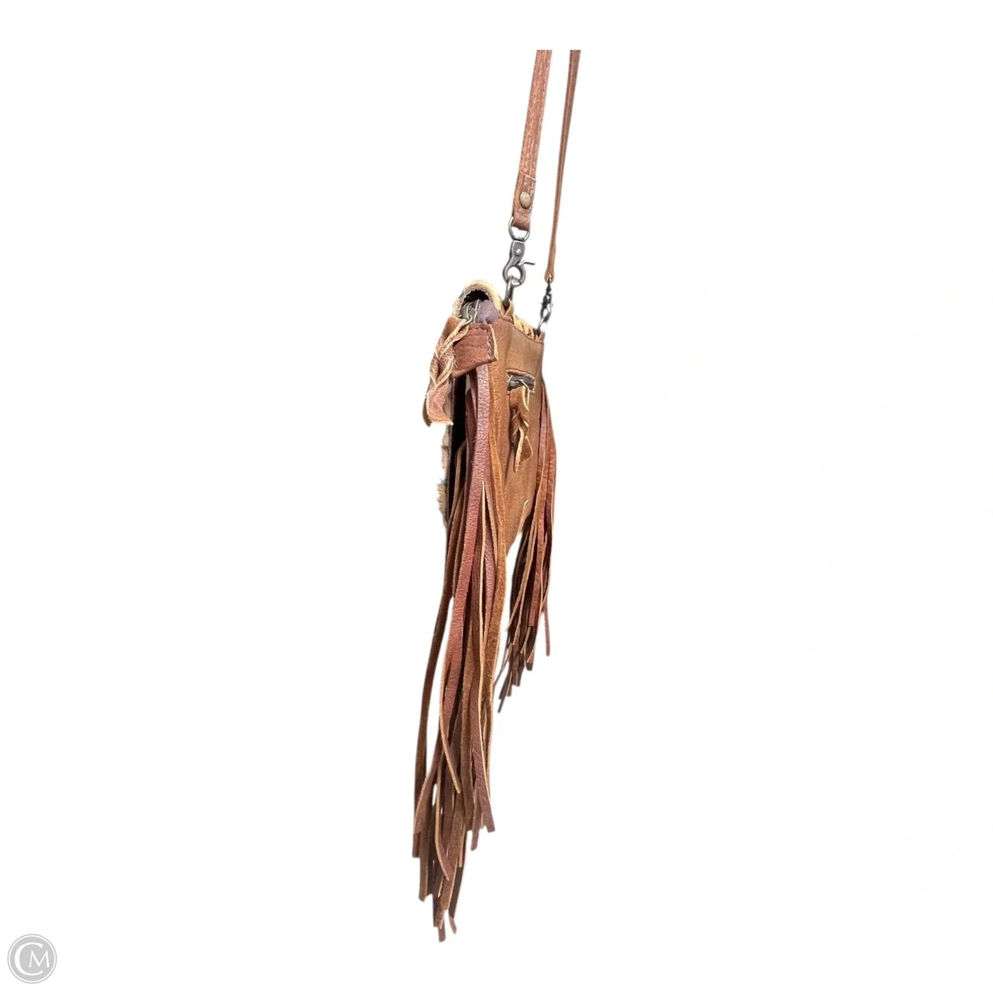 Crossbody Leather By Cmb, Size: Medium