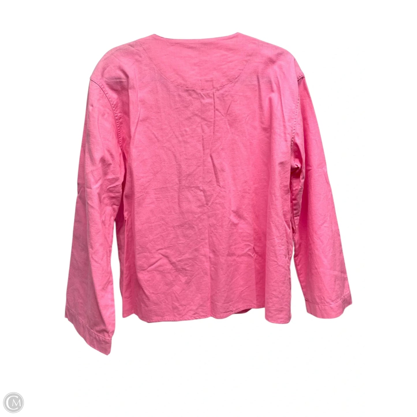 Top Long Sleeve Designer By Kate Spade In Pink, Size: L