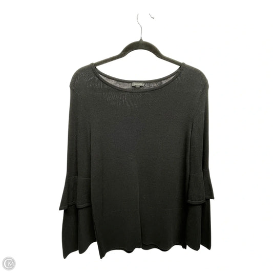 Top Long Sleeve By Talbots In Black, Size: S