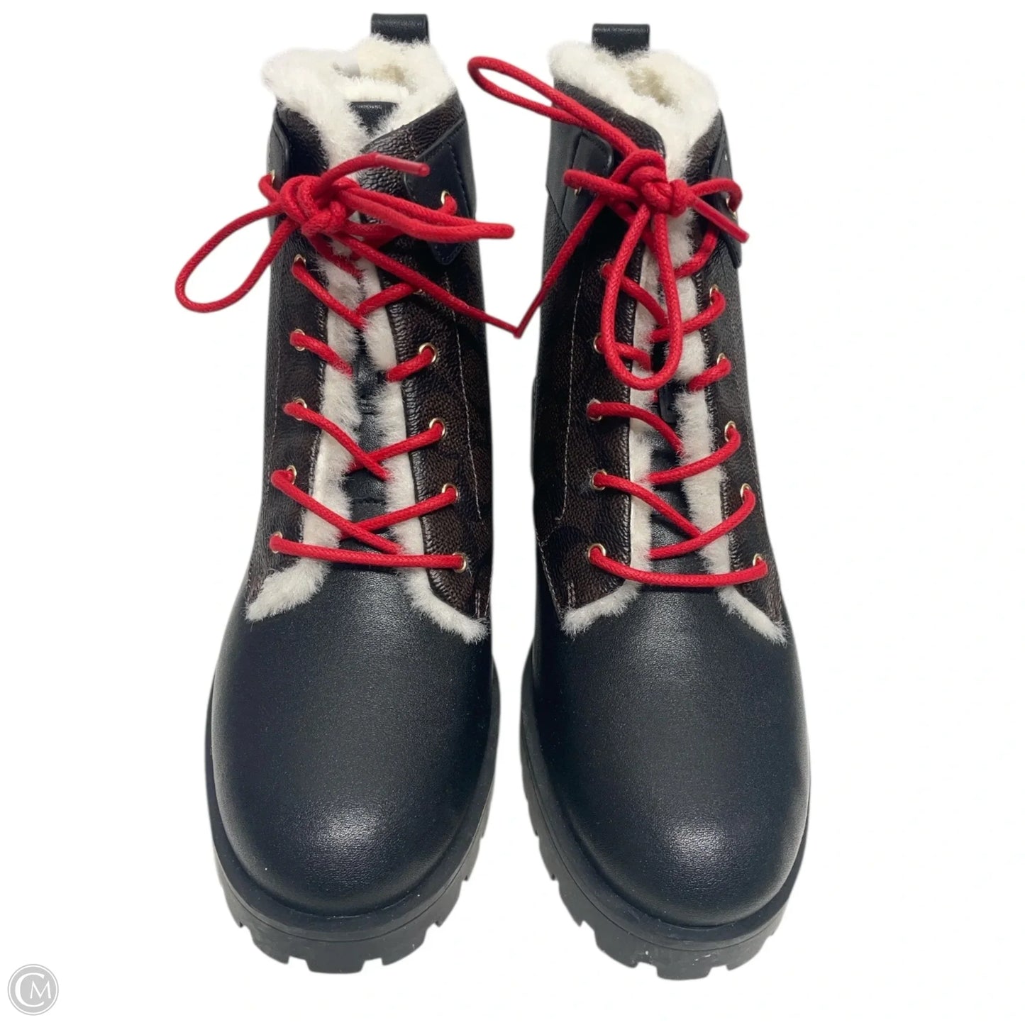 Boots Designer By Coach In Brown, Size: 7.5